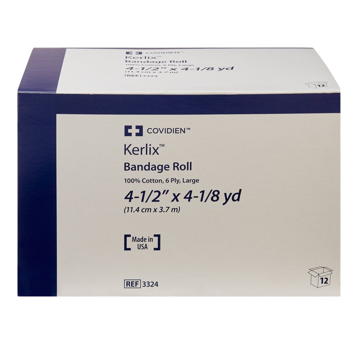 Fluff Bandage Roll Kerlix™ 4-1/2 Inch X 4-1/10 Yard 6-Ply NonSterile 12 per Pack - BeHope