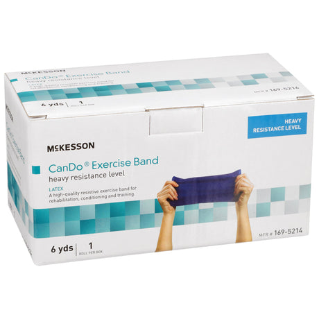 Exercise Resistance Band McKesson CanDo® Blue 5 Inch X 6 Yard Heavy Resistance - BeHope