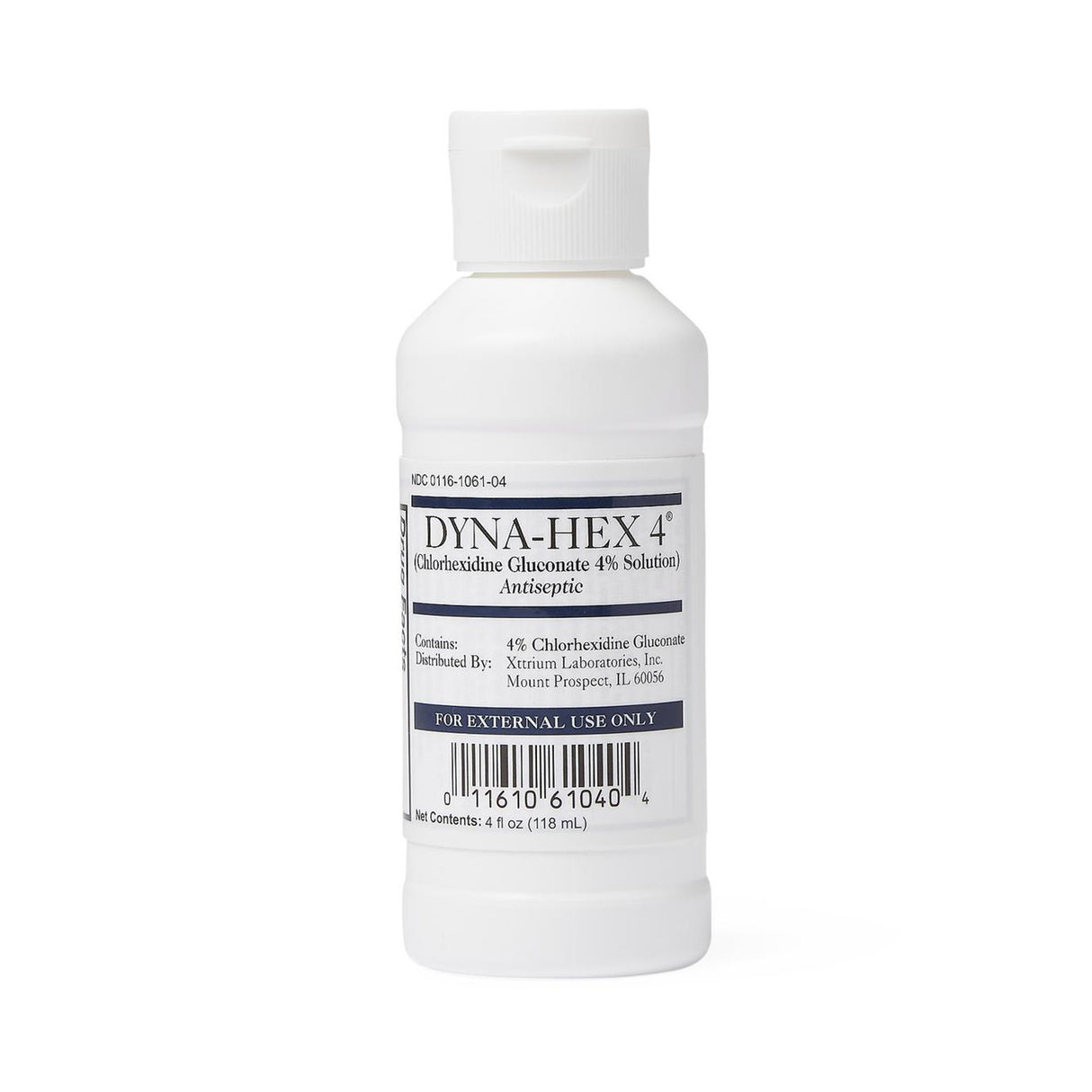Surgical Scrub Solution Dyna-Hex 4® 4 oz. Bottle 4% Strength CHG (Chlorhexidine Gluconate) NonSterile - BeHope