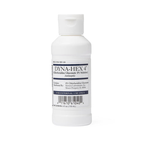 Surgical Scrub Solution Dyna-Hex 4® 4 oz. Bottle 4% Strength CHG (Chlorhexidine Gluconate) NonSterile - BeHope
