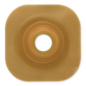 Ostomy Barrier New Image™ Trim to Fit, Standard Wear Adhesive Tape Borders 57 mm Flange Red Code System Flexwear Up to 1-1/2 Inch Opening - BeHope