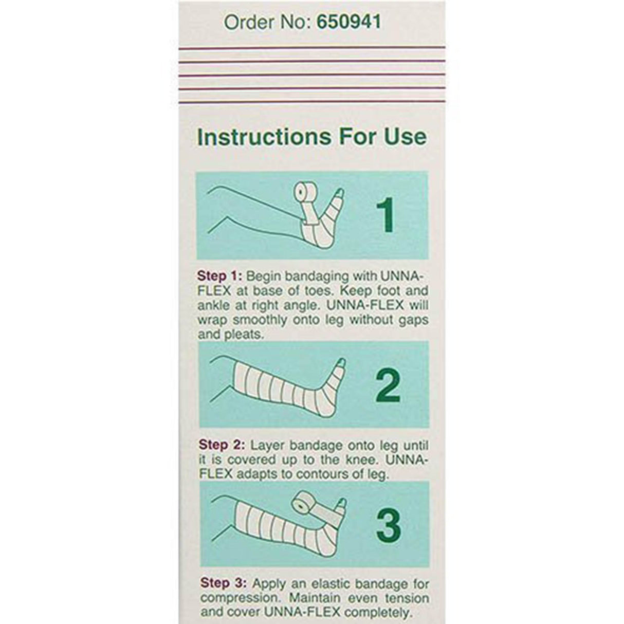 Unna Boot Stretch Unna-Flex® Zinc Oxide 4 Inch X 10 Yard - BeHope