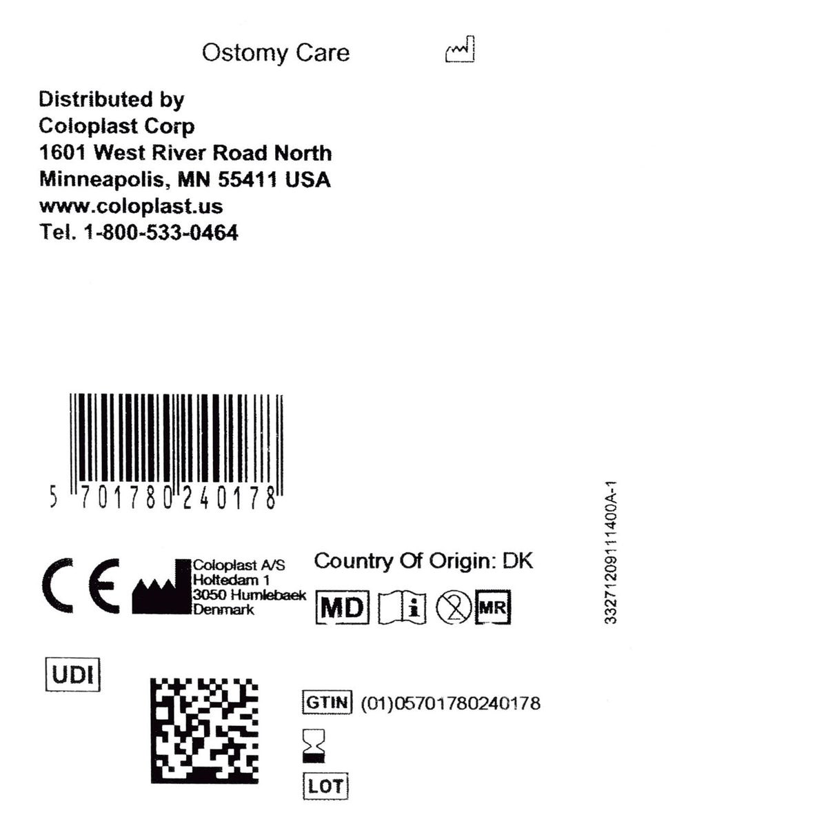 Ostomy Seal Brava® Convex, Starter Hole 1 Inch (25mm) - BeHope
