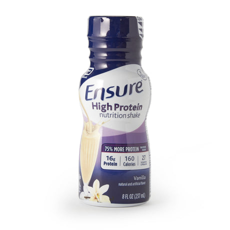 Oral Supplement Ensure® High Protein Shake Vanilla Flavor Liquid 8 oz. Bottle - BeHope
