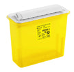 Chemotherapy Waste Container AP Line Yellow Base 12 L X 4-1/2 W X 10-4/5 H Inch Horizontal Entry 1.35 Gallon - BeHope