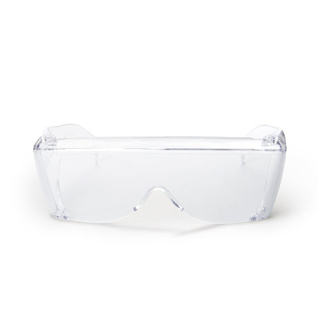 Protective Goggles Ocushield™ Clear Tint Polycarbonate Lens Clear Frame Elastic Strap One Size Fits Most - BeHope