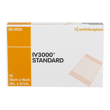 Catheter Securement Dressing IV3000 Film 4 X 5 Inch Sterile