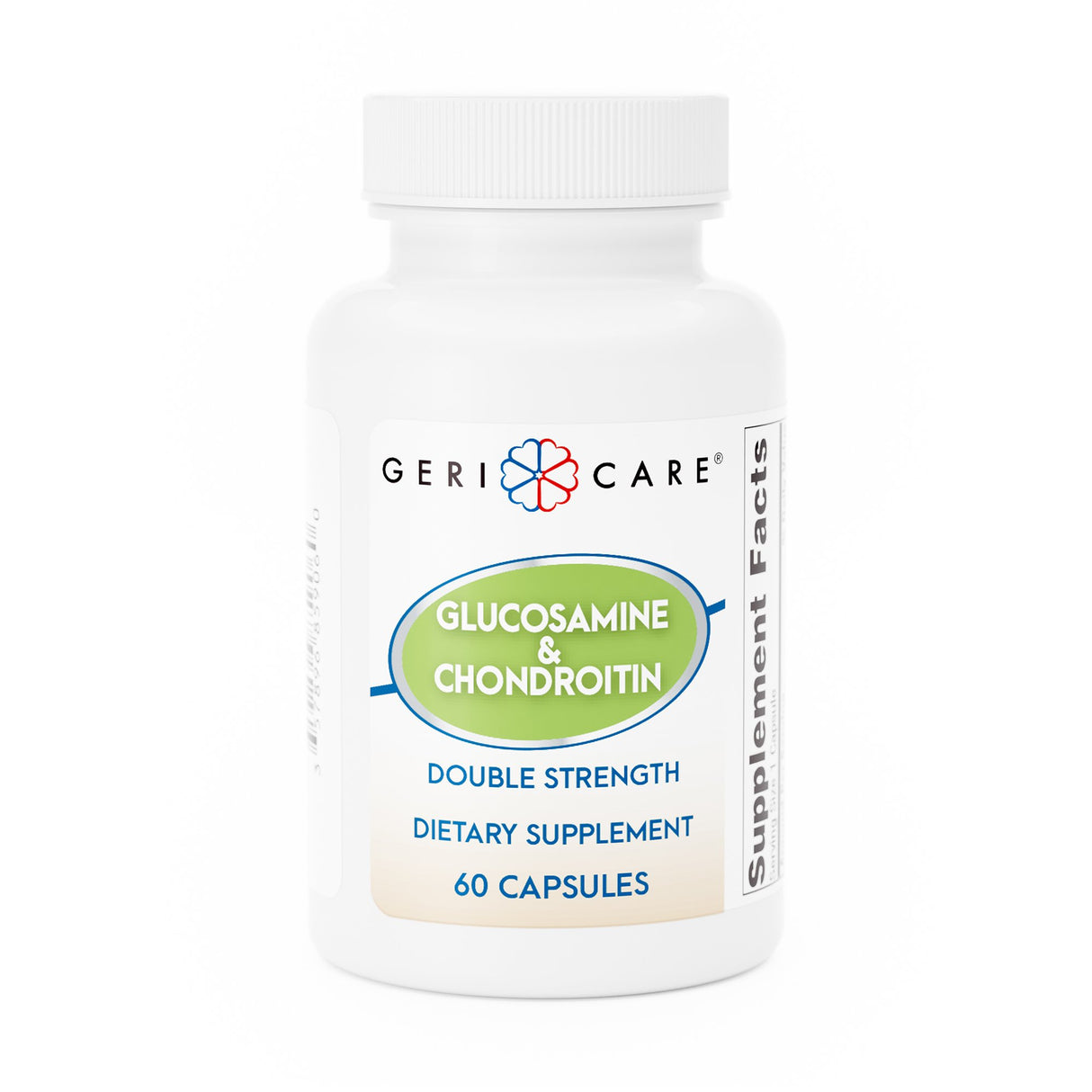 Joint Health Supplement Geri-Care® Glucosamine / Chondroitin 500 mg - 400 mg Strength Capsule 60 per Box - BeHope