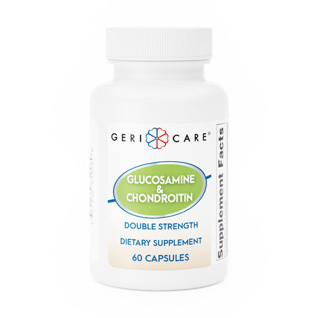 Joint Health Supplement Geri-Care® Glucosamine / Chondroitin 500 mg - 400 mg Strength Capsule 60 per Box - BeHope