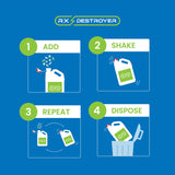 Drug Disposal System Rx Destroyer™ All-Purpose 13 lbs. Carton Weight - BeHope