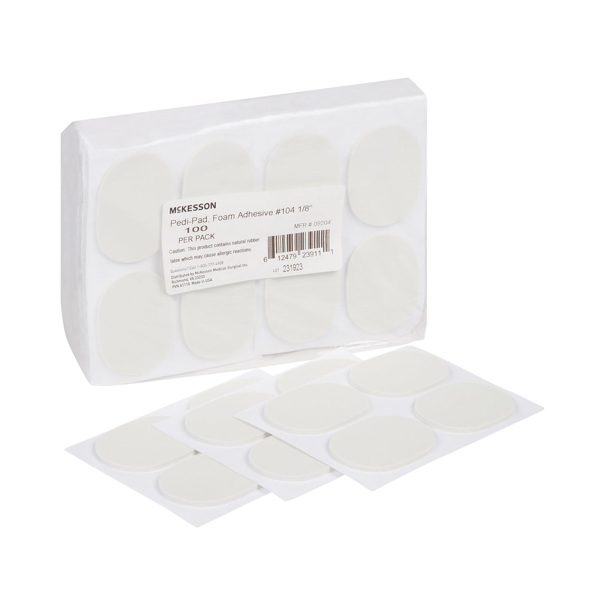 Foot Pad McKesson Pedi-Pad Size 104 Adhesive Foot - BeHope