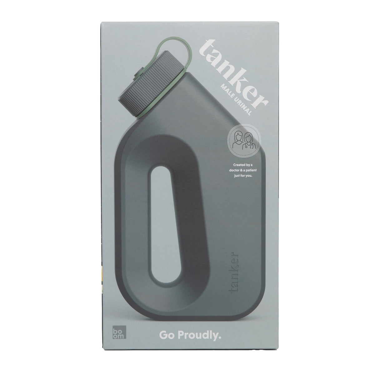 Male Urinal Tanker 44 oz. With Closure Single Patient Use - BeHope