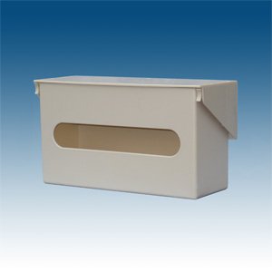 Glove Box Holder Horizontal Mounted 1-Box Capacity Putty 3-1/2 X 3-7/8 X 11 Inch Plastic - BeHope