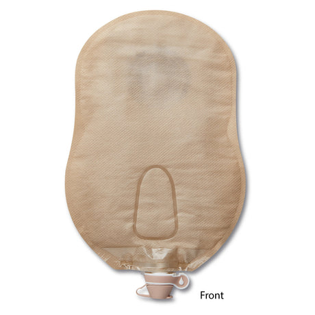 Urostomy Pouch Premier™ One-Piece System 9 Inch Length Convex, Pre-Cut 1/2 Inch Stoma Drainable - BeHope