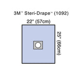 Surgical Drape 3M™ Steri-Drape™ Small Drape with Aperture 22 W X 25 L Inch Sterile - BeHope