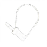 Tamper Evident Seal Cynch-Loks Numbered White Plastic 6 Inch - BeHope