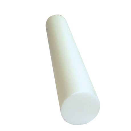 CanDo® Round Therapy Foam Roller White Polyethylene Foam 6 X 36 Inch - BeHope