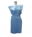 Patient Exam Gown 2X-Large Blue Disposable - BeHope
