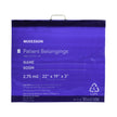 Patient Belongings Bag McKesson 3 X 19 X 22 Inch Polyethylene Snap Closure Blue - BeHope
