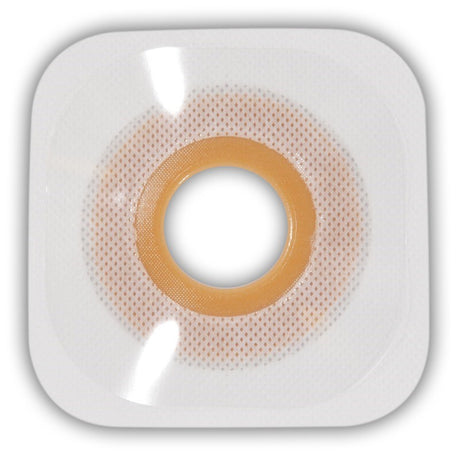 Ostomy Barrier Esteem synergy® Precut, Standard Wear Stomahesive® Adhesive Small Flange Esteem Synergy™ System Hydrocolloid 1-1/4 Inch Opening 4 X 4 Inch - BeHope