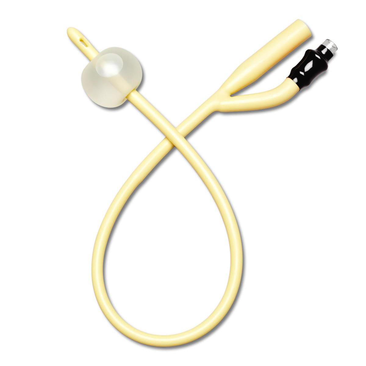 Catheter Foley Silicone Coated 2-way 10cc 16fr Case/12 Each