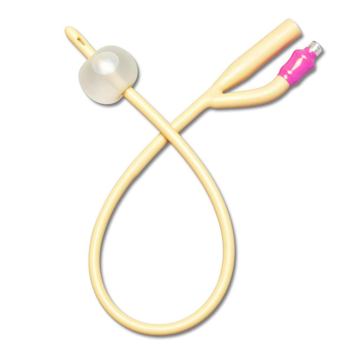 Catheter Foley Silicone Coated 2-way 10cc 16fr Case/12 Each