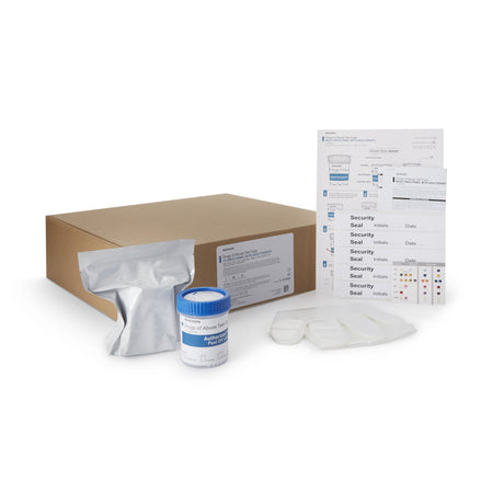 Drugs of Abuse Test Kit McKesson AMP, BUP, BZO, COC, mAMP/MET, MDMA, MTD, MOP300, OXY, THC (OX, pH, SG) 25 Tests CLIA Waived - BeHope