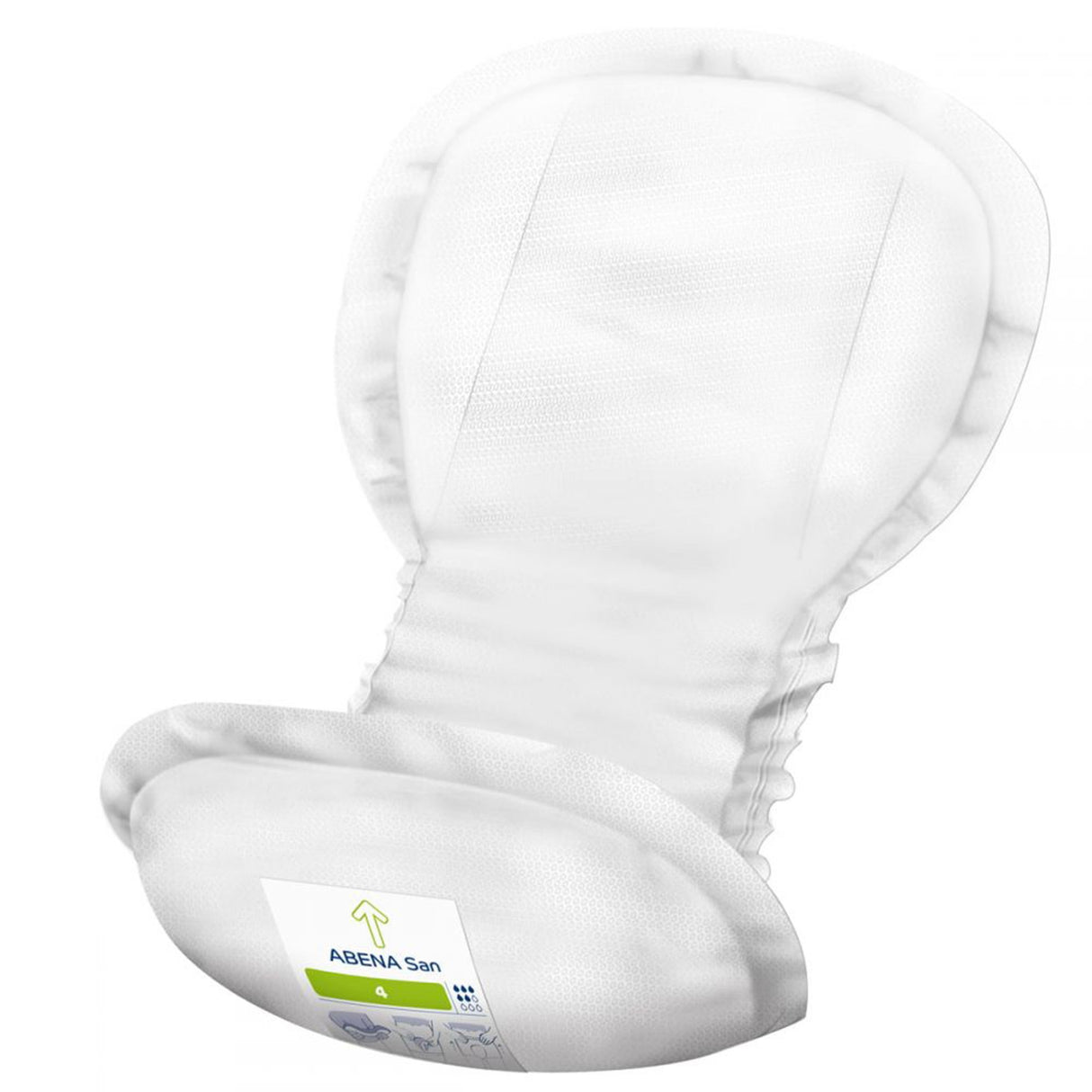 Bladder Control Pad Abena® San Premium 7.8 X 16.5 Inch Moderate Absorbency Fluff / Polymer Core Size 4 - BeHope