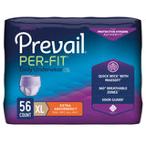 Female Adult Absorbent Underwear Prevail Per-Fit Pull On with Tear Away Seams X-Large Disposable Moderate Absorbency