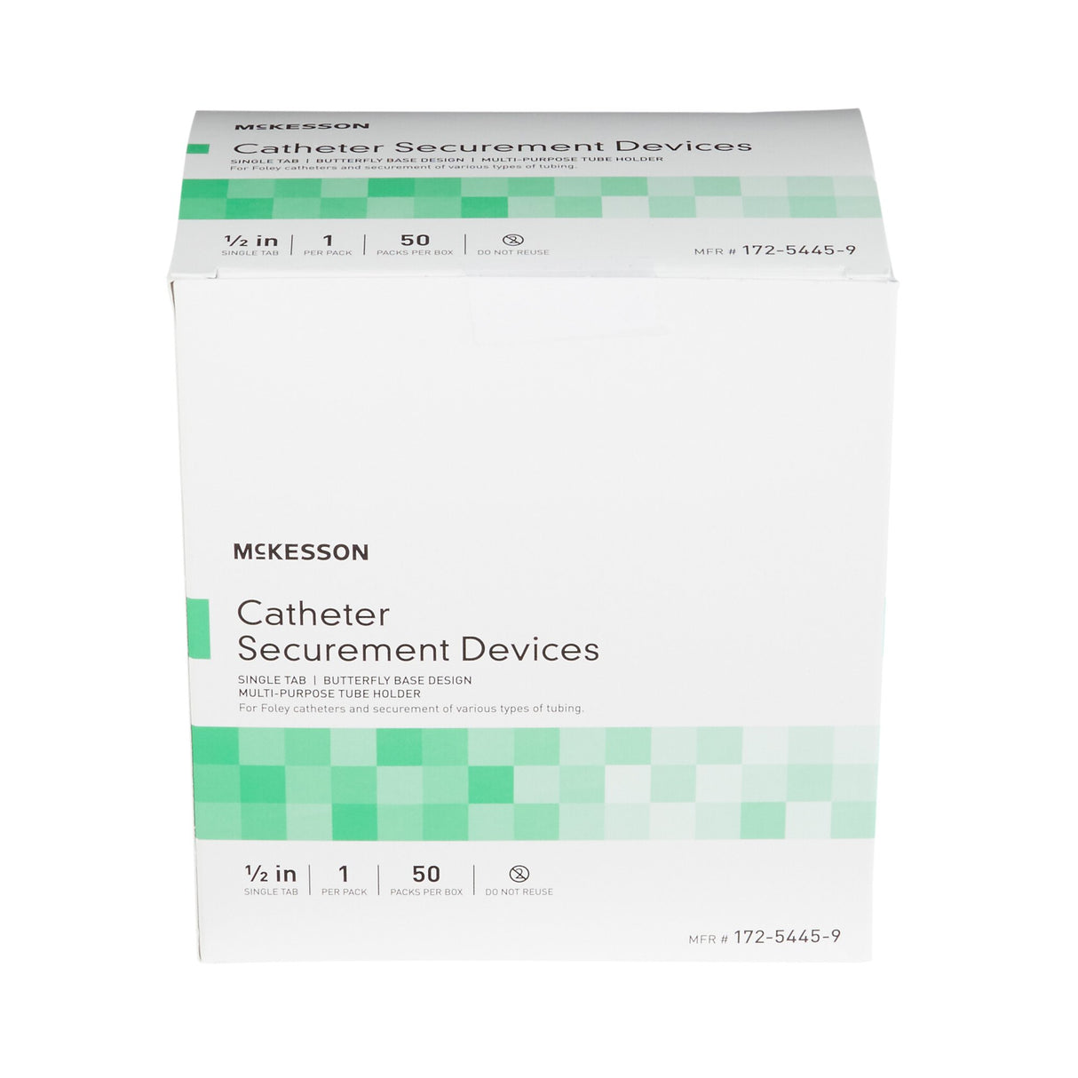 Catheter Stabilization Device McKesson NonSterile, 2.5 Inch Tab - BeHope