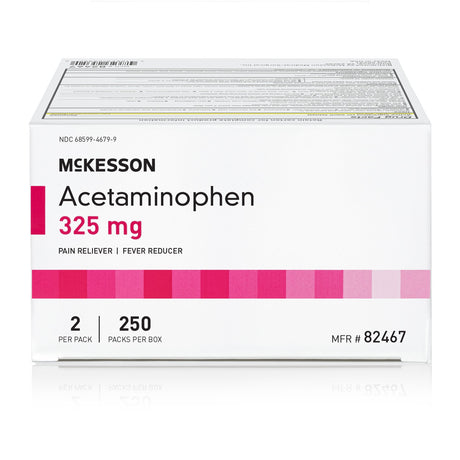 Pain Relief McKesson 325 mg Strength Acetaminophen Unit Dose Tablet 250 per Box - BeHope