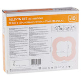 Foam Dressing Allevyn Life 5--1/16 X 5-1/16 Inch With Border Film Backing Silicone Gel Adhesive Quadrilobe Sterile - BeHope