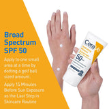 Sunscreen CeraVe® Hydrating Mineral Sunscreen SPF 50 Lotion 5 oz. Tube - BeHope