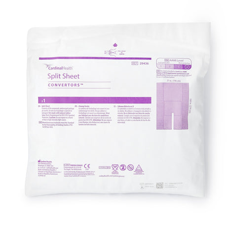 Orthopedic Drape Cardinal Health Split Sheet Drape 77 W X 108 L Inch Sterile - BeHope