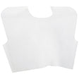 Exam Cape McKesson White One Size Fits Most Front / Back Opening Without Closure Unisex Disposable - BeHope