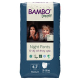 Unisex Youth Training Pants Bambo® Dreamy Night Pant Pull On with Tear Away Seams Size 4 to 7 Years Disposable Heavy Absorbency - BeHope