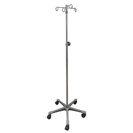 IV Stand Floor Stand 4 Hooks 5 Legs with Casters - BeHope