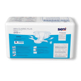 Unisex Adult Incontinence Brief Seni Classic Plus Medium Disposable Moderate Absorbency