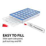 Pill Organizer Pharmadose® Locking Pill Planner Small 7 Day 4 Dose - BeHope