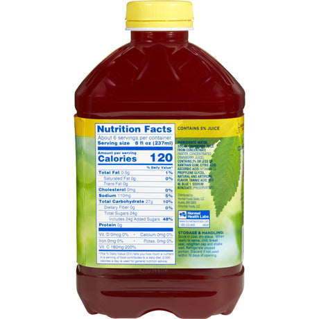 Thickened Beverage Thick & Easy® 46 oz. Bottle Cranberry Juice Cocktail Flavor Liquid IDDSI Level 3 Moderately Thick/Liquidized - BeHope