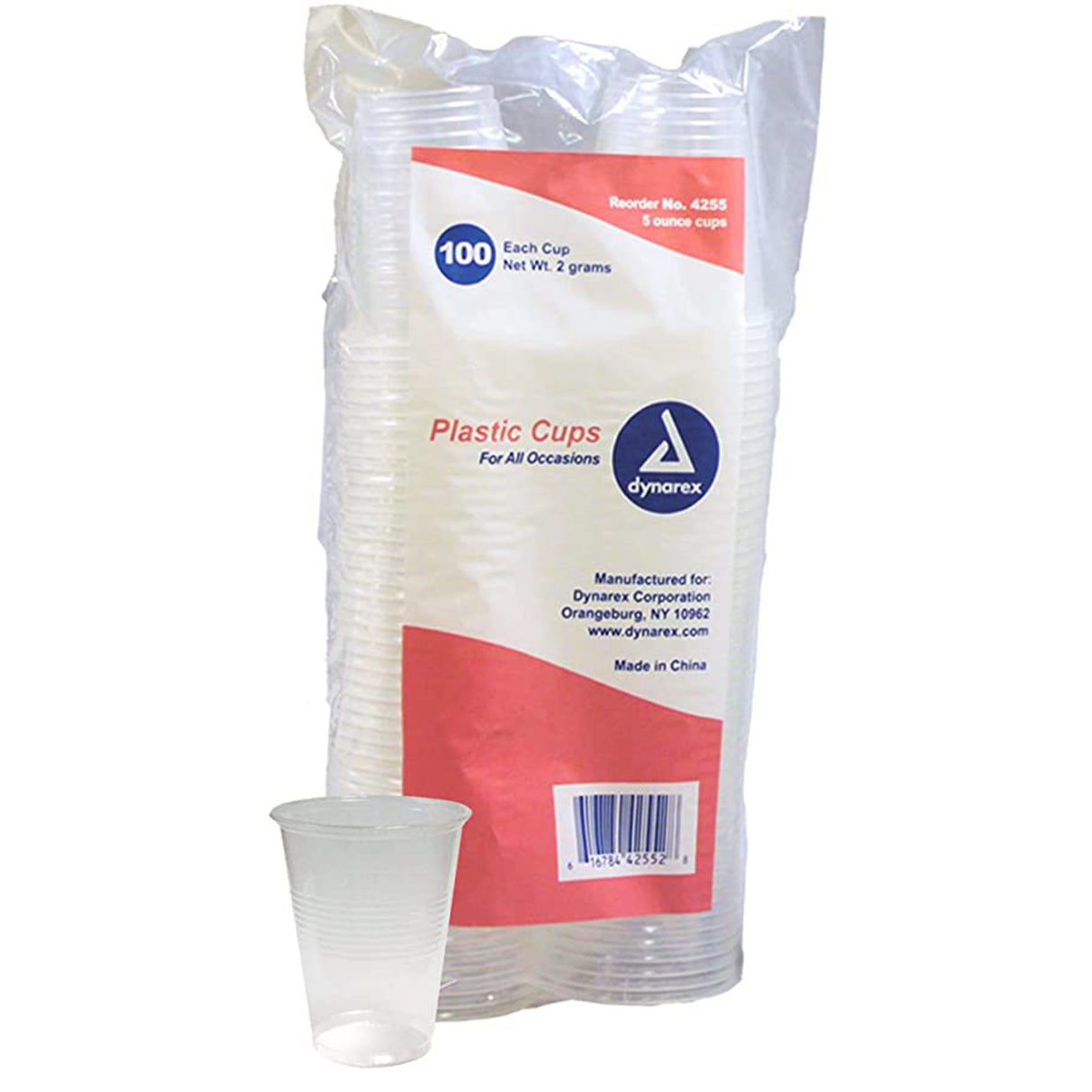 Drinking Cup Dynarex 5 oz. Translucent Plastic Disposable - BeHope