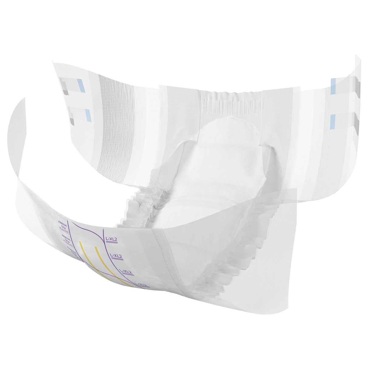 Unisex Adult Incontinence Brief Abena Slip Flexi Fit Large / X-Large Disposable Heavy Absorbency