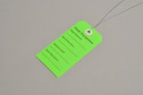 Equipment Tag Elkay Plastics For DME/HME Equipment Green 2-5/16 X 4-3/4 Inch Card Stock 500 per Case - BeHope