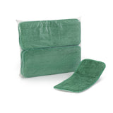 Wet Mop Pad Bound Edge Green Polyester / Polyamide Reusable - BeHope