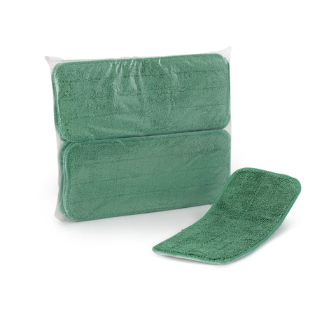 Wet Mop Pad Bound Edge Green Polyester / Polyamide Reusable - BeHope
