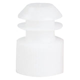 McKesson Tube Closure Polyethylene Flanged Plug Cap White 16 mm For Use with 16 mm Blood Drawing Tubes, Glass Test Tubes, Plastic Culture Tubes NonSterile - BeHope