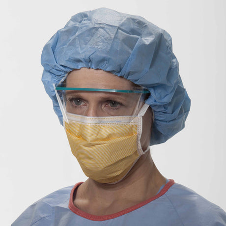 Surgical Mask FluidShield Anti-fog Foam ASTM Level 3 Tie Closure One Size Fits Most - BeHope
