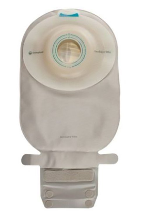 Urostomy Pouch SenSura® Mio Convex One-Piece System 10-1/2 Inch Length, Maxi Convex Light, Pre-Cut 1-1/8 Inch Stoma Drainable - BeHope