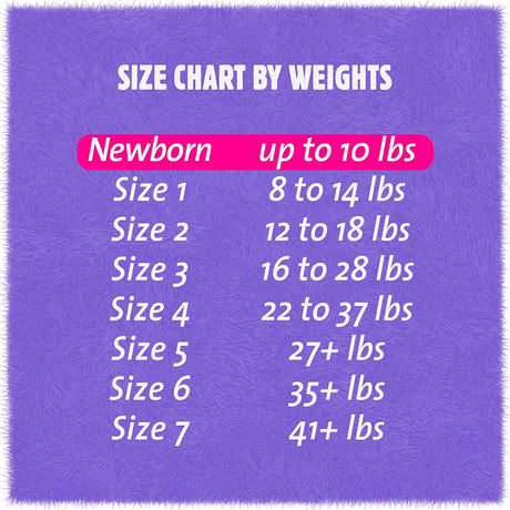 Unisex Baby Diaper Cuties® Complete Care Newborn Disposable Heavy Absorbency - BeHope