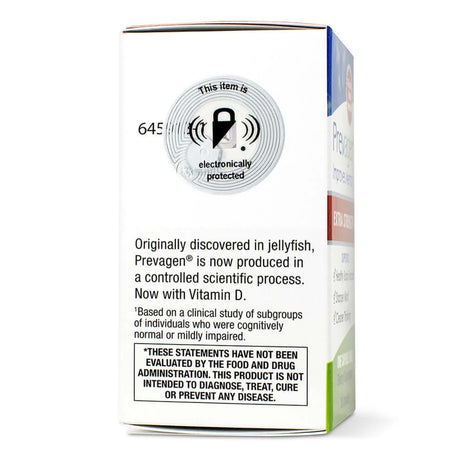 Brain Health Supplement Prevagen® Extra Strength Vitamin D / Apoaequorin 50 mcg - 20 mg Strength Capsule 30 per Bottle - BeHope